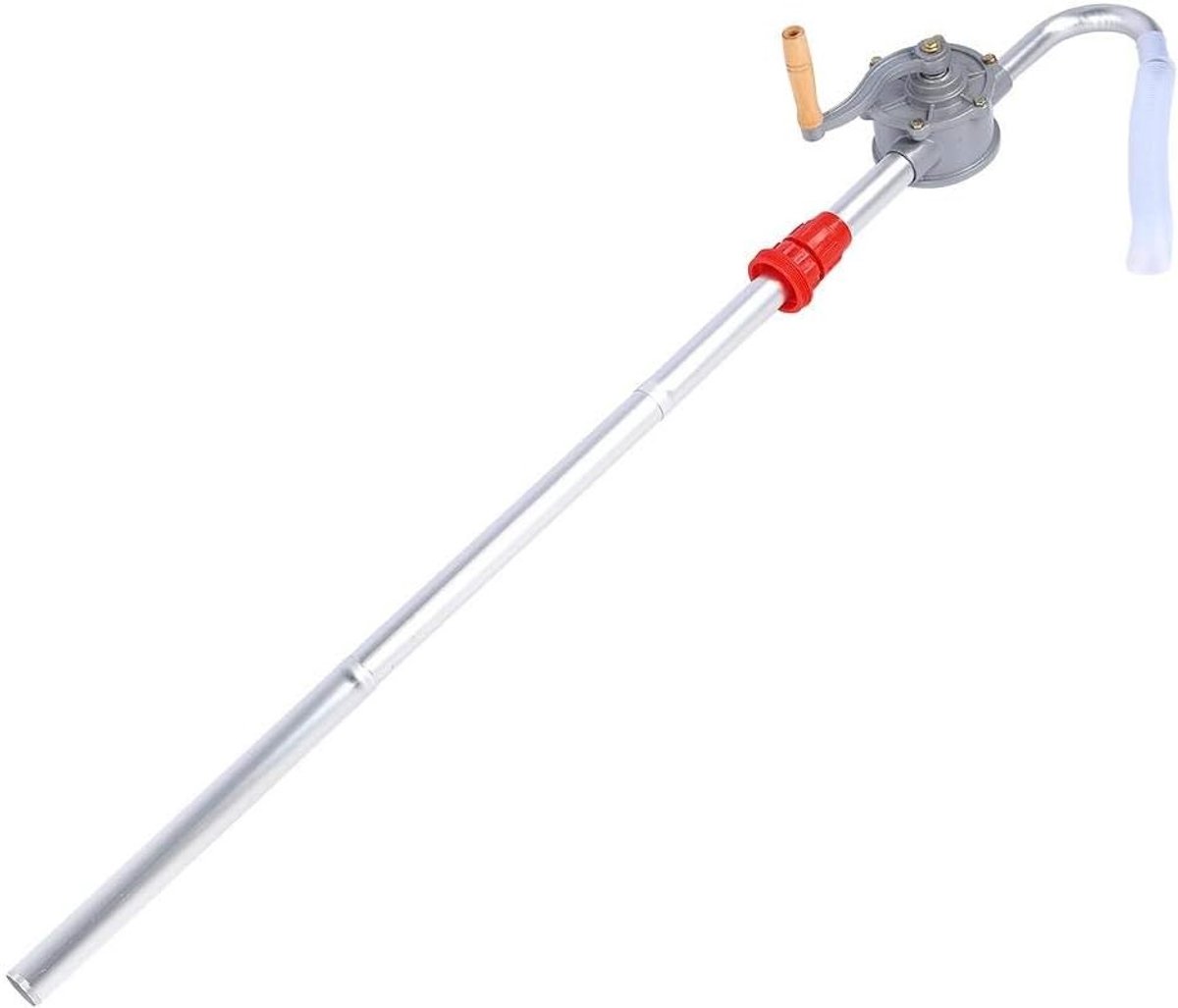 Handmatige Crankpomp voor Brandstof en Olie - Aluminium Tankpomp voor Diesel en Benzine, Ideaal voor Oliedrums en Brandstofoverdracht