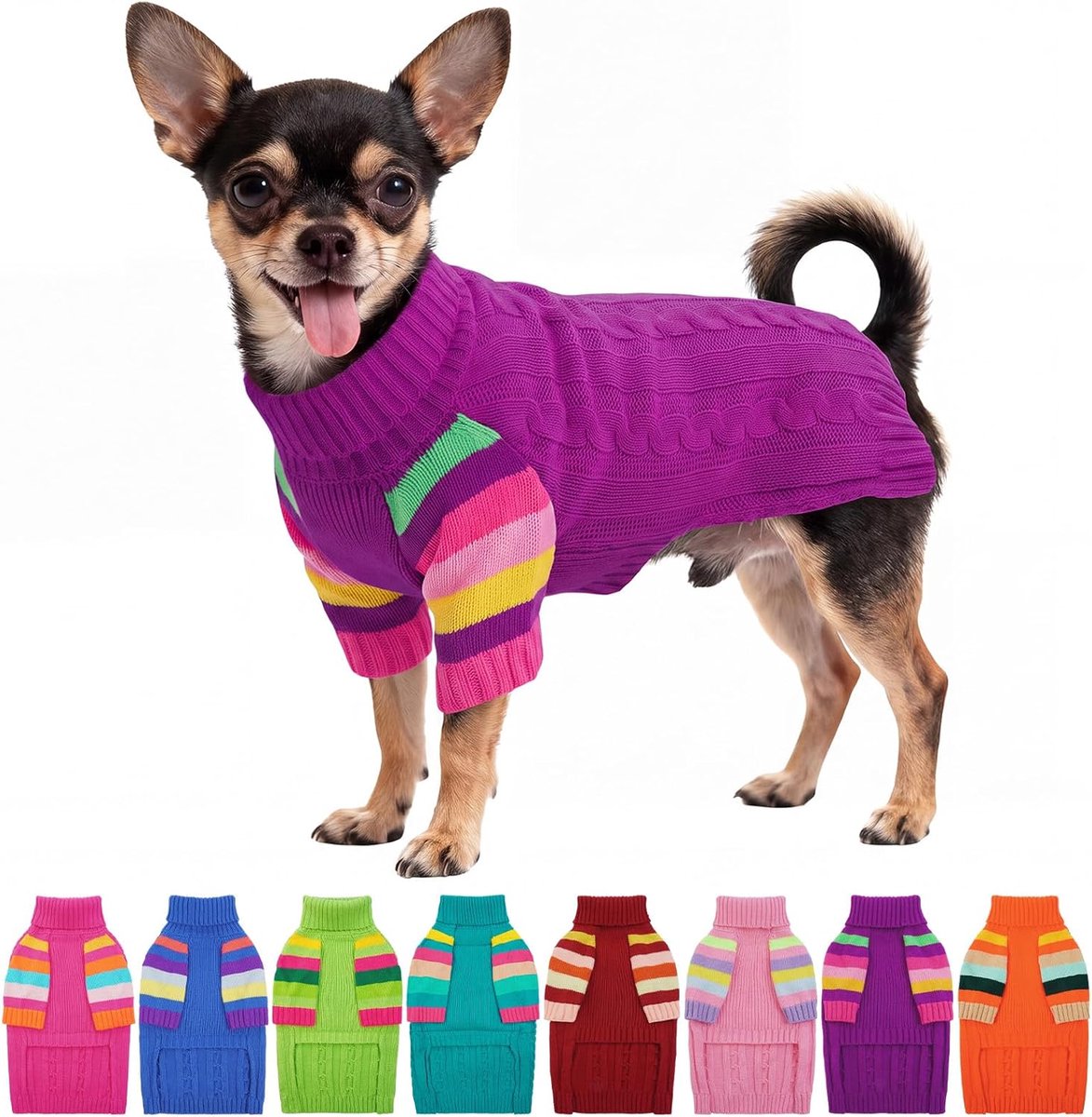 Hondentrui, rekbare rolkraag, voor kleine honden, meisjes en jongens
