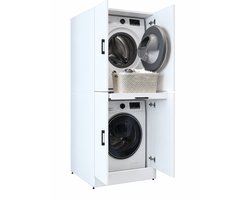Roomart DORA-I Wasmachine Ombouwkast 70x186 cm - Wit