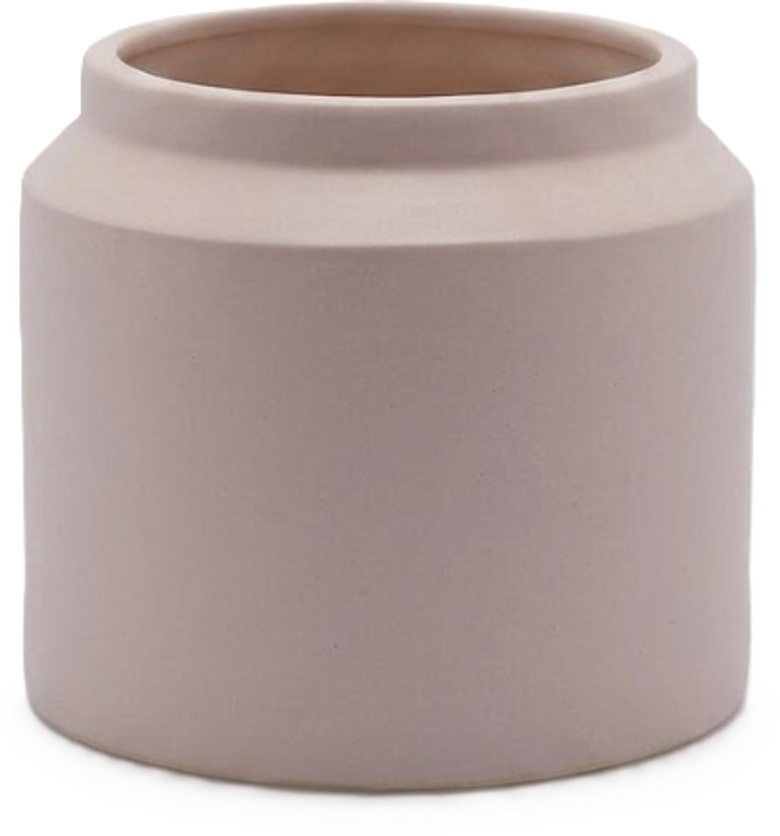 EDG - Bloempot - Keramiek - roze - D25 x H21,5 cm - Opening 16,5 cm