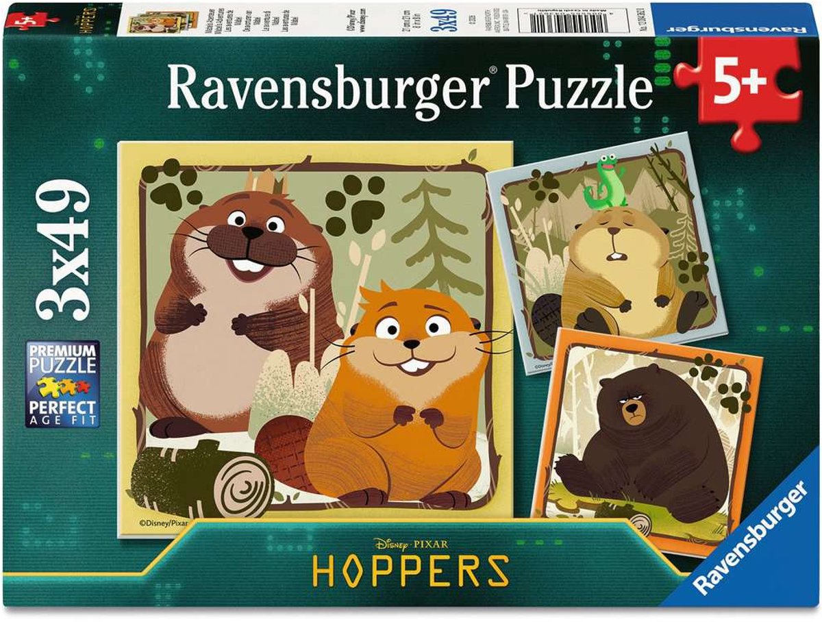 Ravensburger Hoppers Mabel's Adventures Kinderpuzzel - Kinderpuzzel 49 Stukjes - Vanaf 5 Jaar