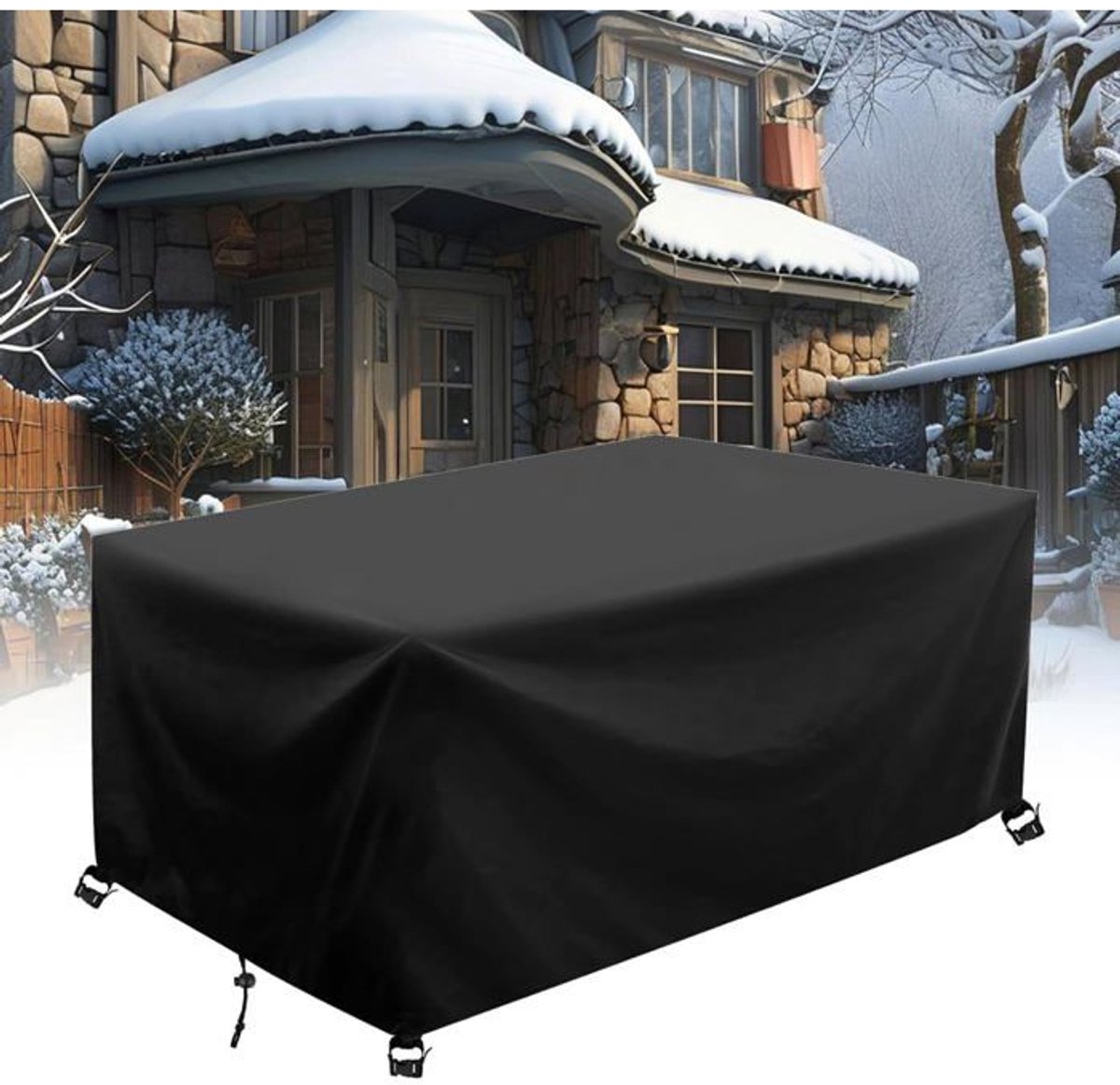 Klein tafelkleed - Oxford 220x85x45cm rechthoekig, winddicht, waterdicht, UV-bestendig, voor terras