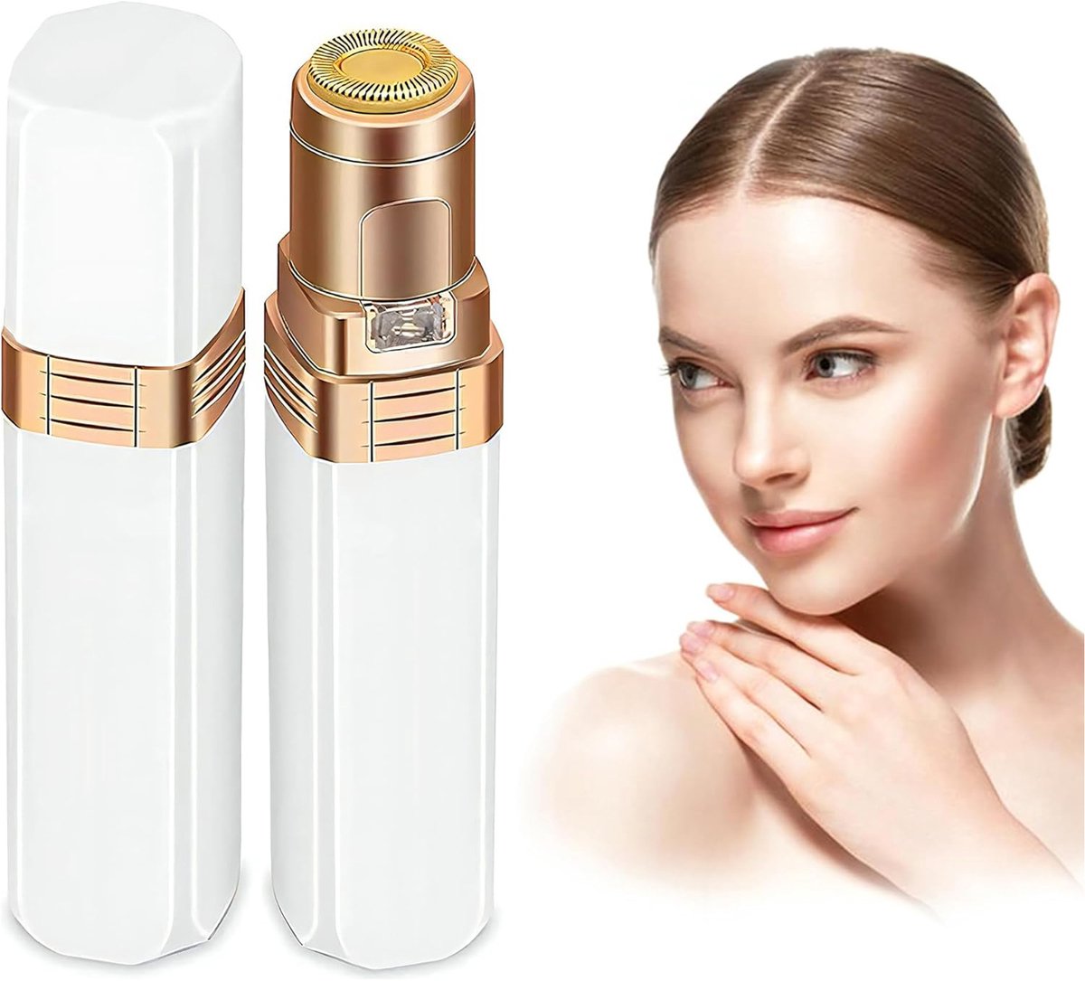 Gezichtsepilator voor vrouwen - Flawless Skin Draadloze Epilator Voor Gezicht - Epileerapparaat - Gezichtshaar Verwijdering Ontharings Apparaat - Mini gezichts
