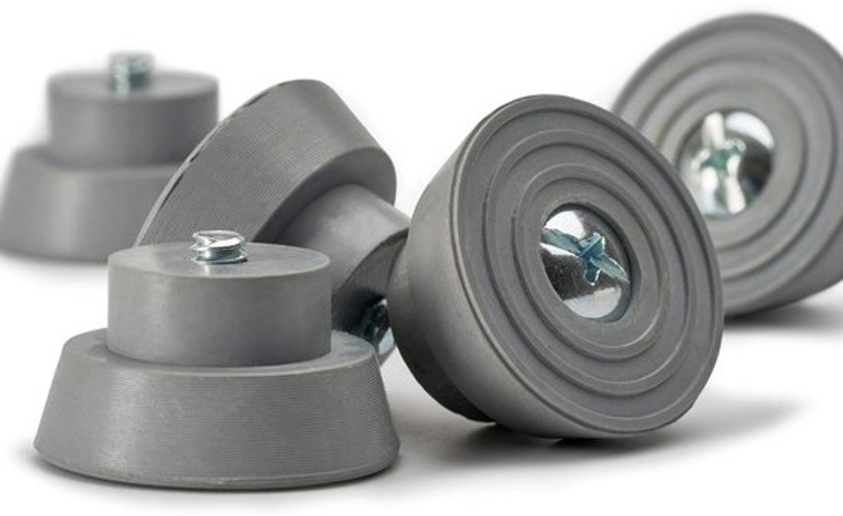 Vervanging Rubber Tip voor Kickdown/Drop Down Deurstop Houder - Grijs