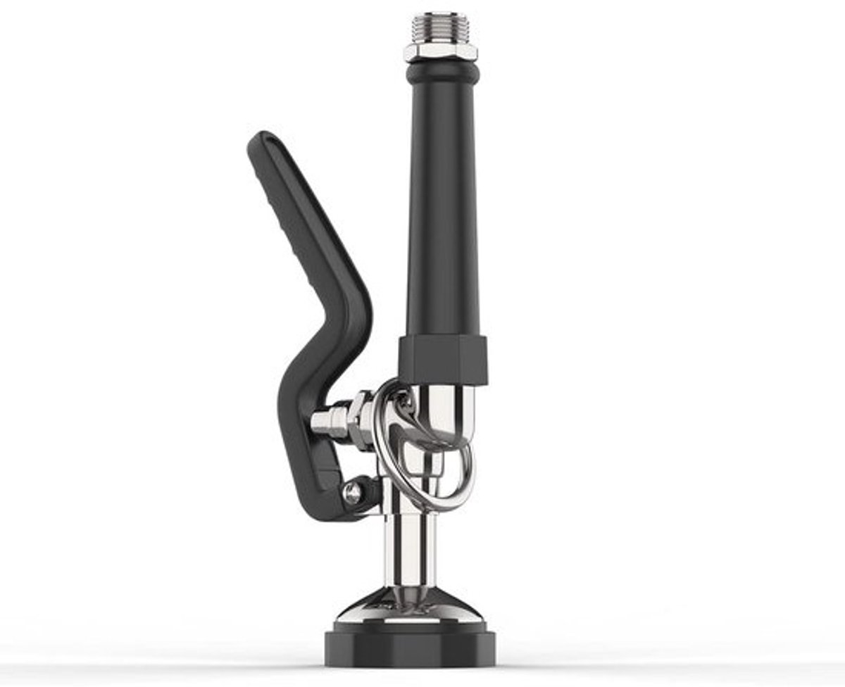 Commerciële gootsteensproeier met ergonomisch handvat en hoge druk (1,42 GPM)