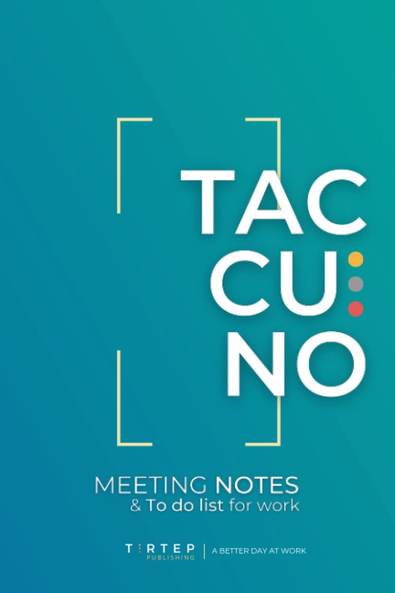 Notitieboek A5 - Meeting Notes - Eisenhower Matrix - Perfect voor vergaderingen - ShopVlot