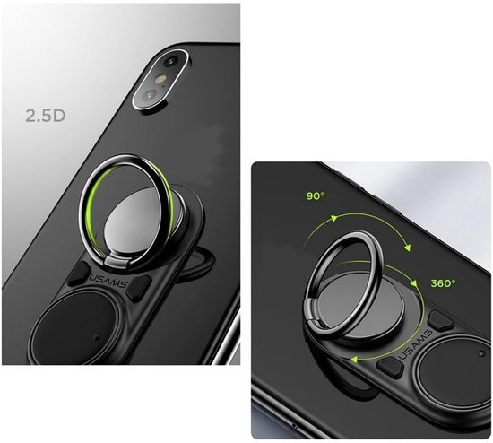 Ring to Eliminate Anxiety Explodes the Plastic Bubbles with your Push Button and Rotates the Wheel voor VIVO IQOO U1X (2020) - Black — afbeelding 5