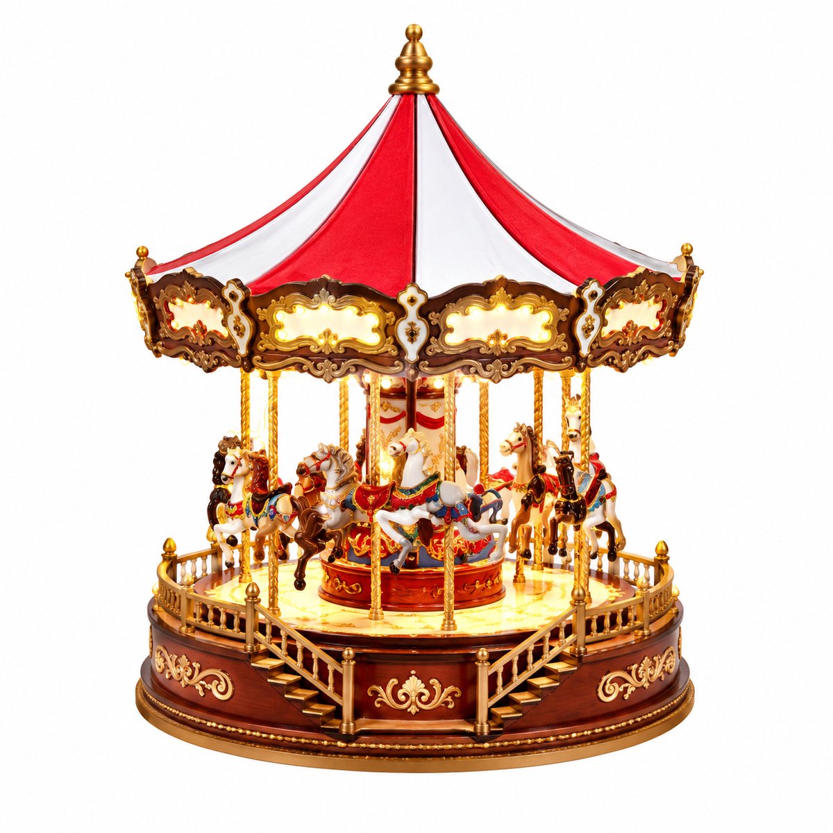 Lamor 3D Puzzel - Houten Puzzels - Hout - Decoratie - 265 Puzzelstukjes - Kerst Cadeau - Vanaf 14 jaar - 25,4 x 25,7 x 29,5 cm