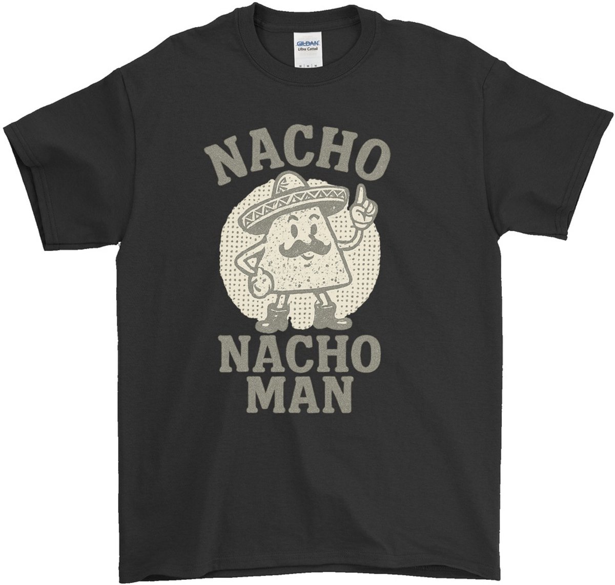 Nacho Man Shirt – NACHO MAN – Fiesta Outfit – Unisex T-Shirt voor Dames & Heren – Leuk Cadeau