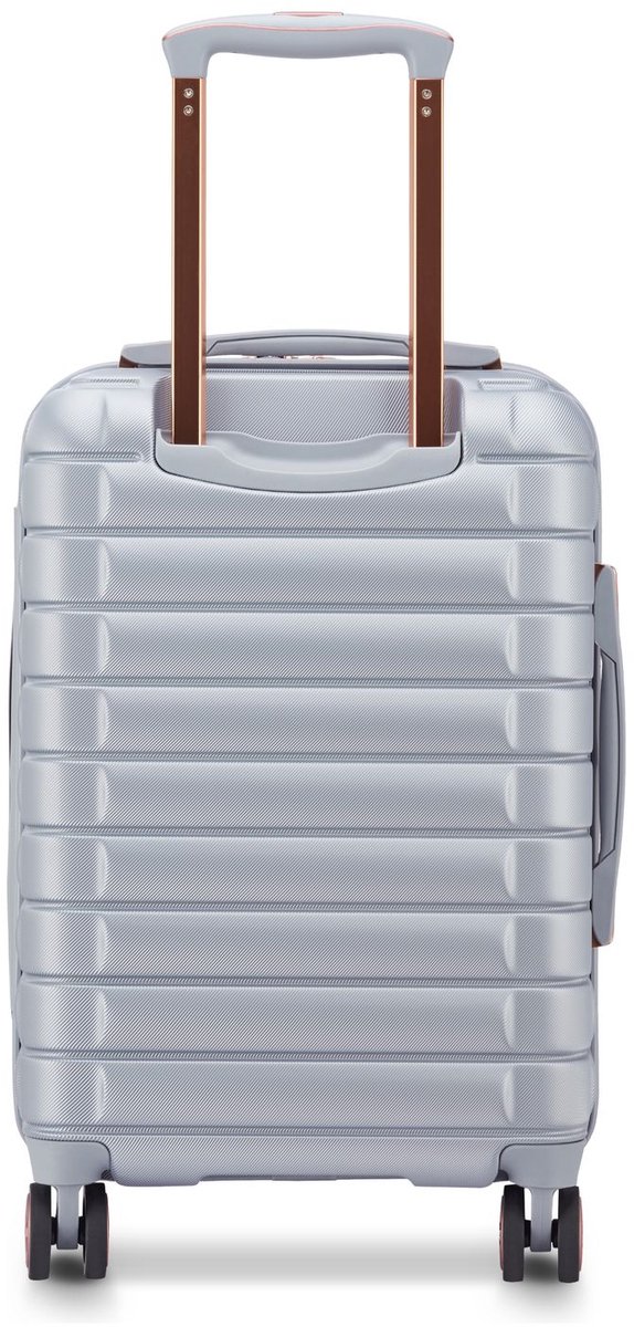 Delsey Shadow 5.0 Handbagage Business Trolley - 55 cm - Uitbreidbaar 36/41 liter - 55x35x25/28 cm - platinum
