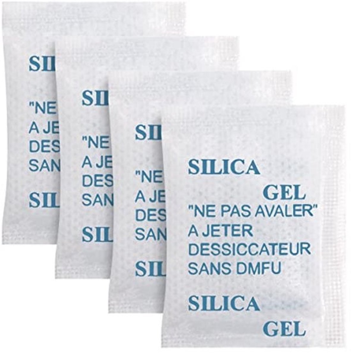 Silica Gel luchtontvochtiger zakjes - 60 verpakkingen - Vochtabsorberend droogmiddel voor kleding en voedsel