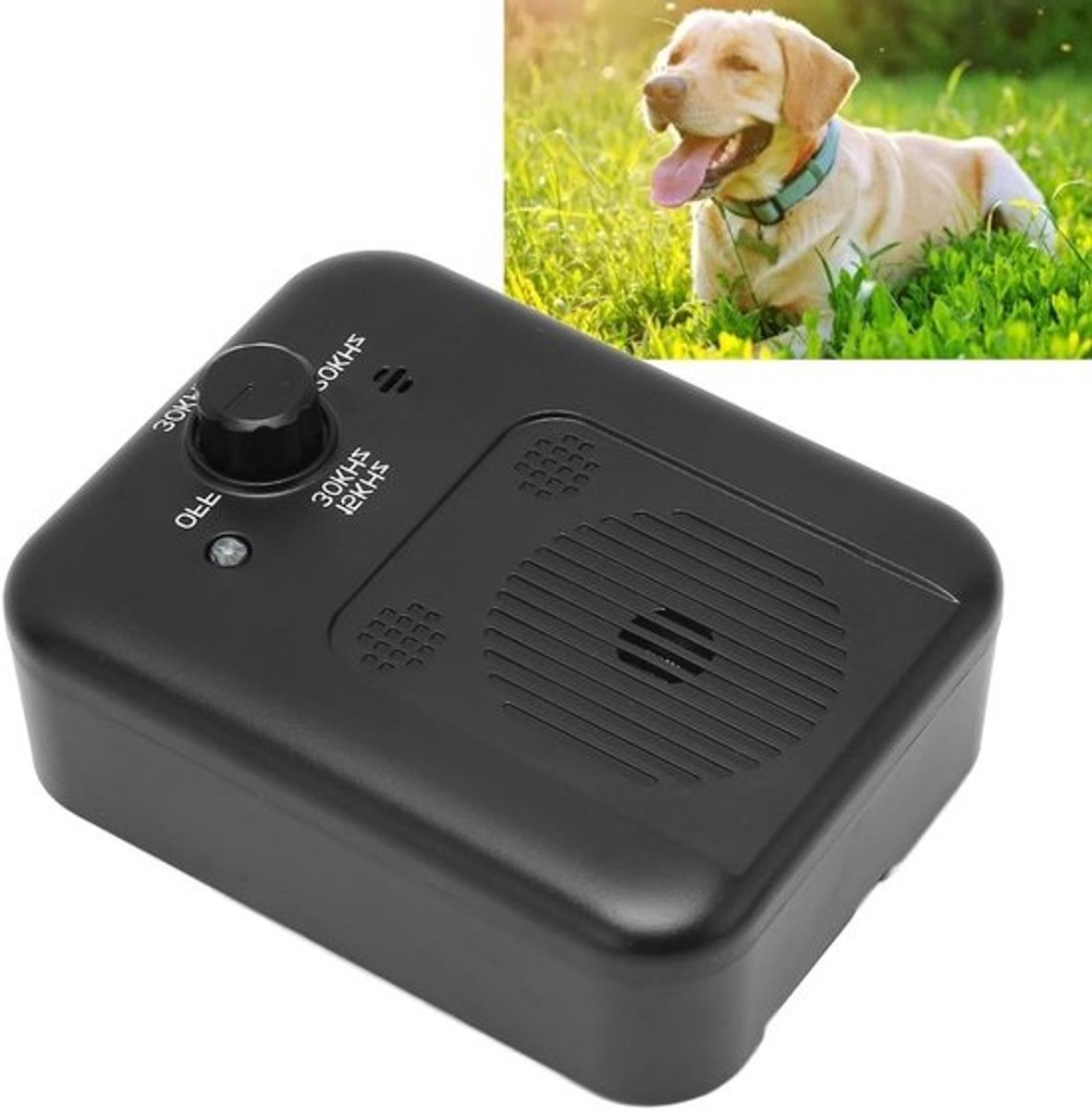 Ultrasone Hond Geluid Controle Apparaat met 3 Frequentieniveaus en Instelbare Gevoeligheid voor Effectieve Hondenafschrikking