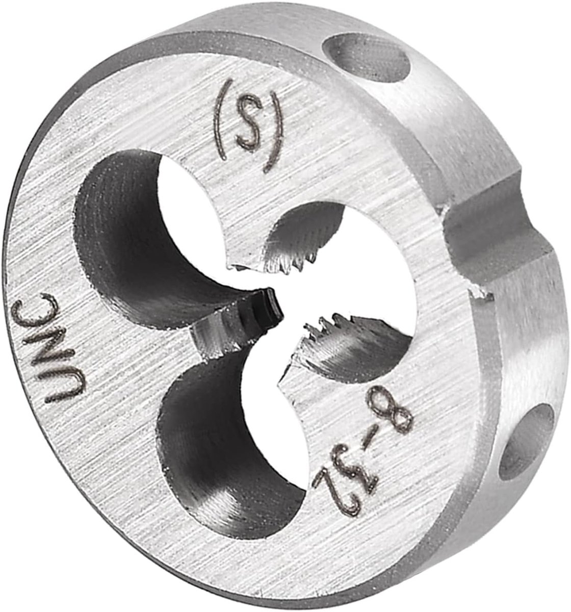 Rond snij-ijzer #8-32 UNC schroefdraad 9SiCr legering gereedschap staal schroef gereedschap - (Toepassing: voor machine schroefdraad reparatie)