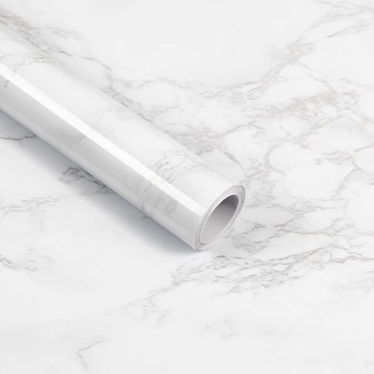 Allecto Premium - Marmer Contactpapier 40X1000cm Zelfklevend Behang Meubels Renovatie Stickers - Waterdicht Decoratief Vinyl Film - Badkamer Keuken Werkblad Renovatie
