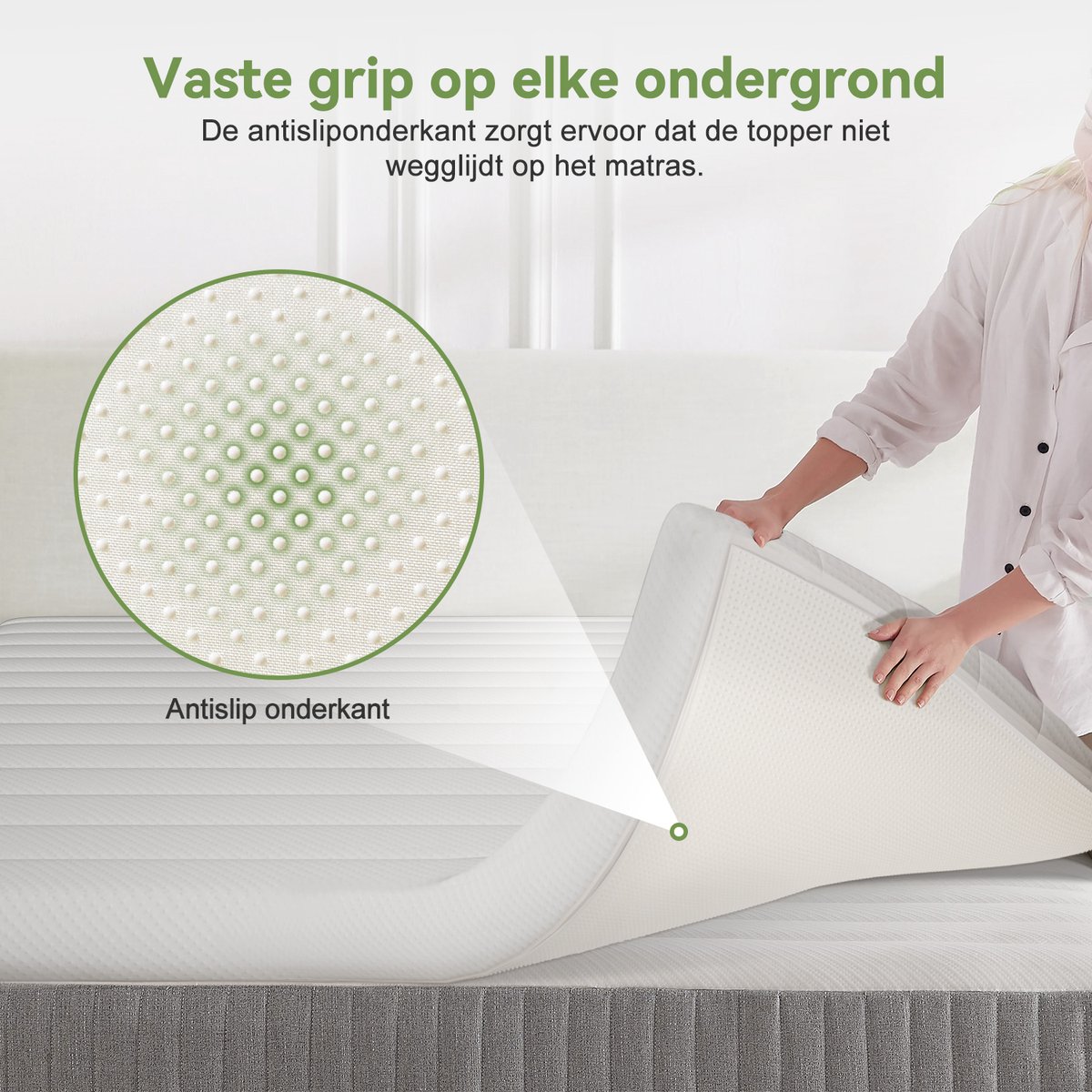 Fukstern Fukstern Topper 90x200 Topdekmatras - afbeelding 3