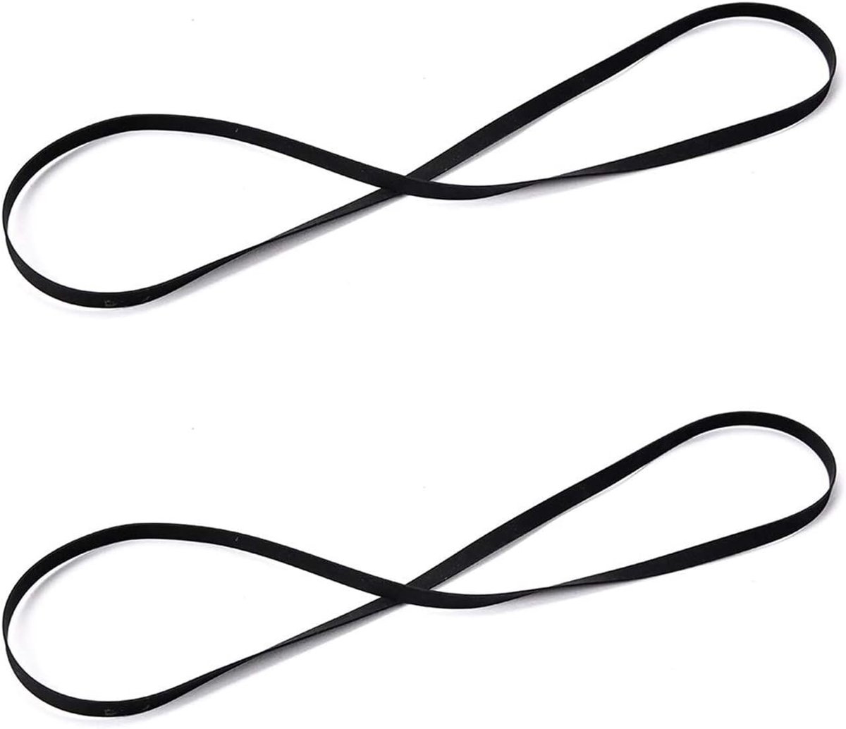 Vintage Platenspeler Vervangingsriem - 2 Stuks - 270mm - Elastische Aandrijfriem voor Vinyl en Phonograaf, Ideaal voor Turntable en Recorder Accessoires