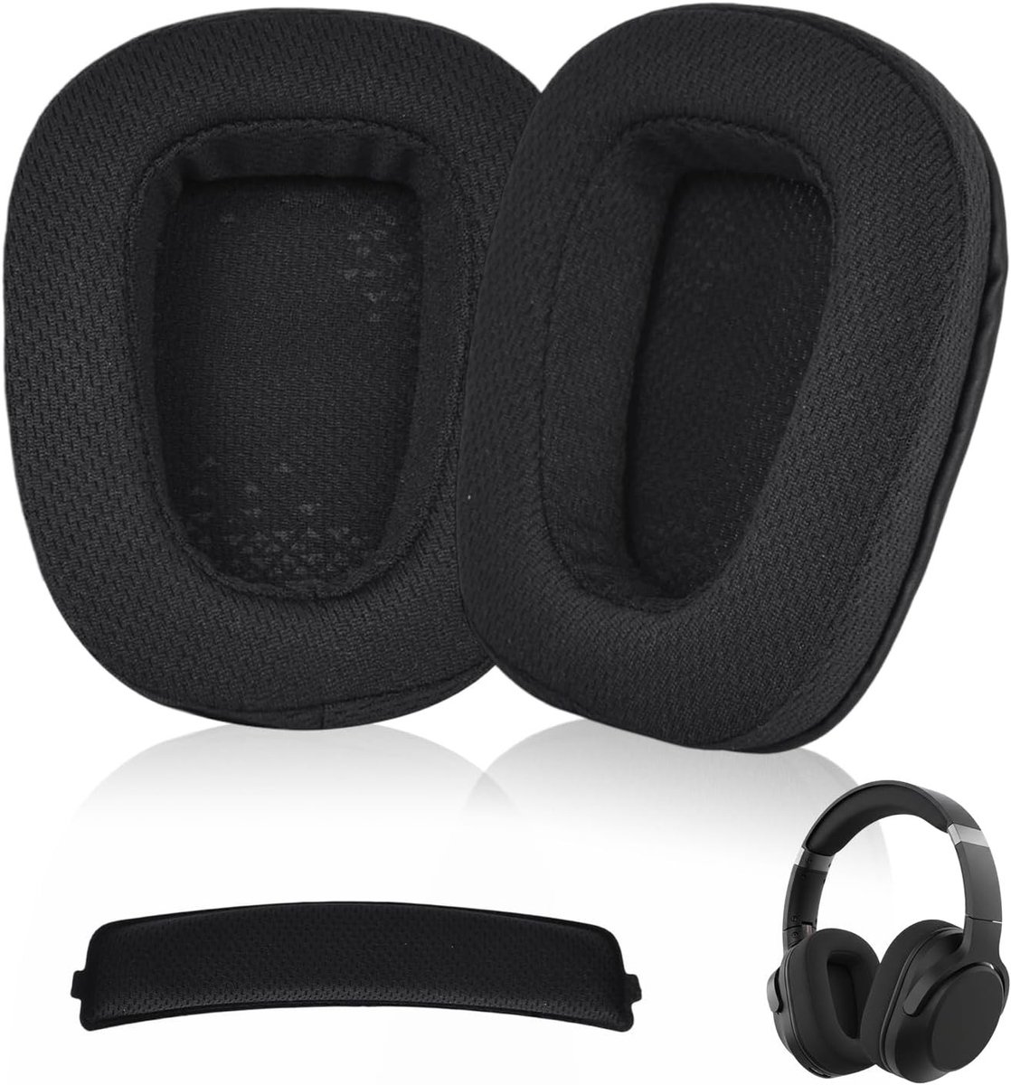 Vervangende Oorkussens met Beugel voor Gaming Headphones - Geschikt voor G935, G933, G930, G635, G633, G633S, G430, G431, G432, G433 - Geheugenfoam, Geluidsverbetering, Comfortabel en Duurzaam