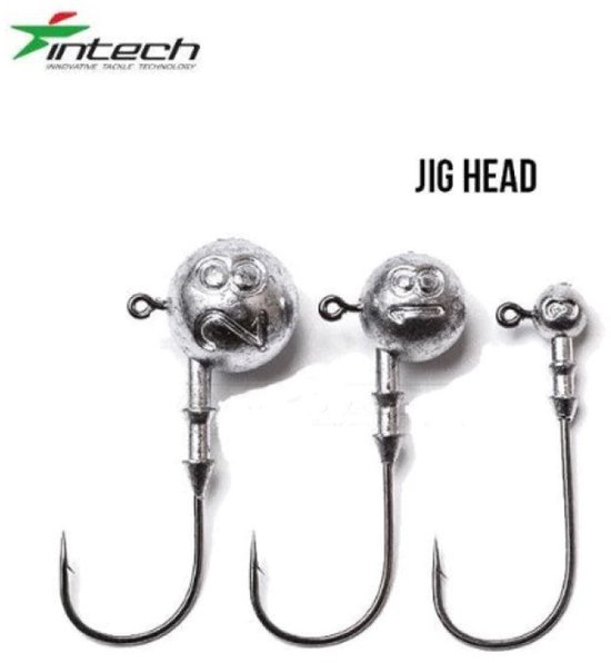 Intech Puncher Jighead Haakmaat 5/0 - 8g - 3 stuks - Loodkop voor Roofvissen - voor Shads & Softbaits — afbeelding 2