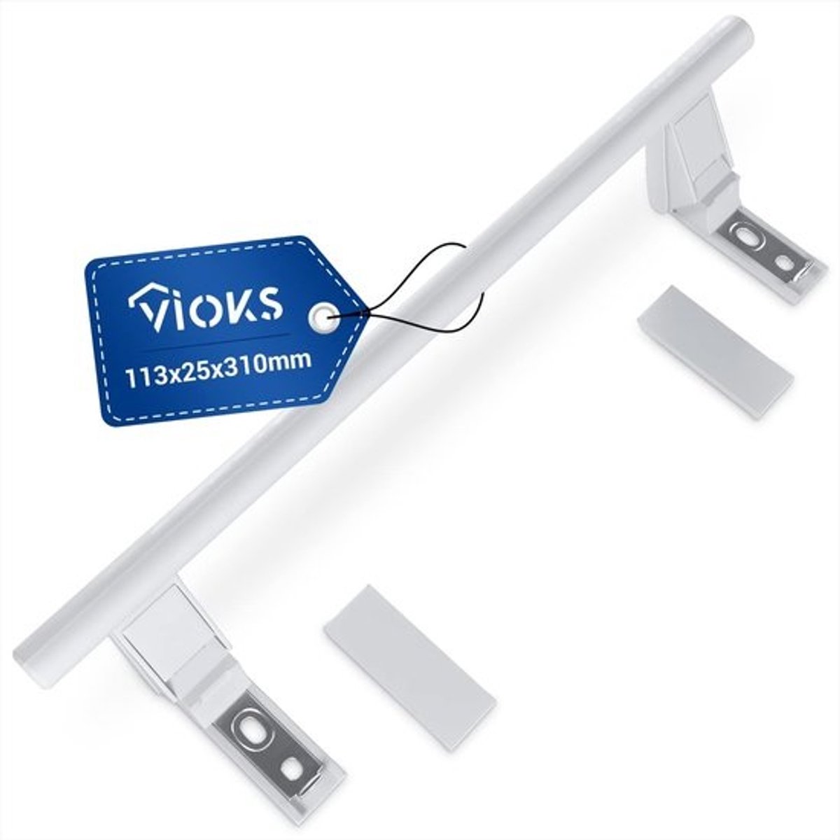 VIOKS Liebherr Koelkastgreep - Vervanging voor 7430670 Deurgreep, Handgreep voor Koelkast en Vriezer - Reserveonderdelen