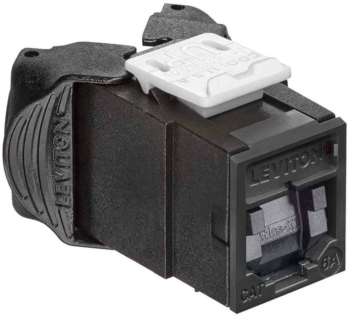 Leviton Atlas-X1 RJ-45 Zwart