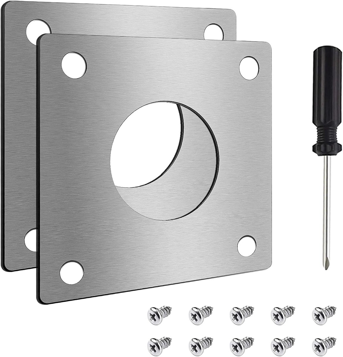 Nesting Box Beschermplaat 32mm 2 Stuks van RVS voor Vogels, Broedboxen en Incubators
