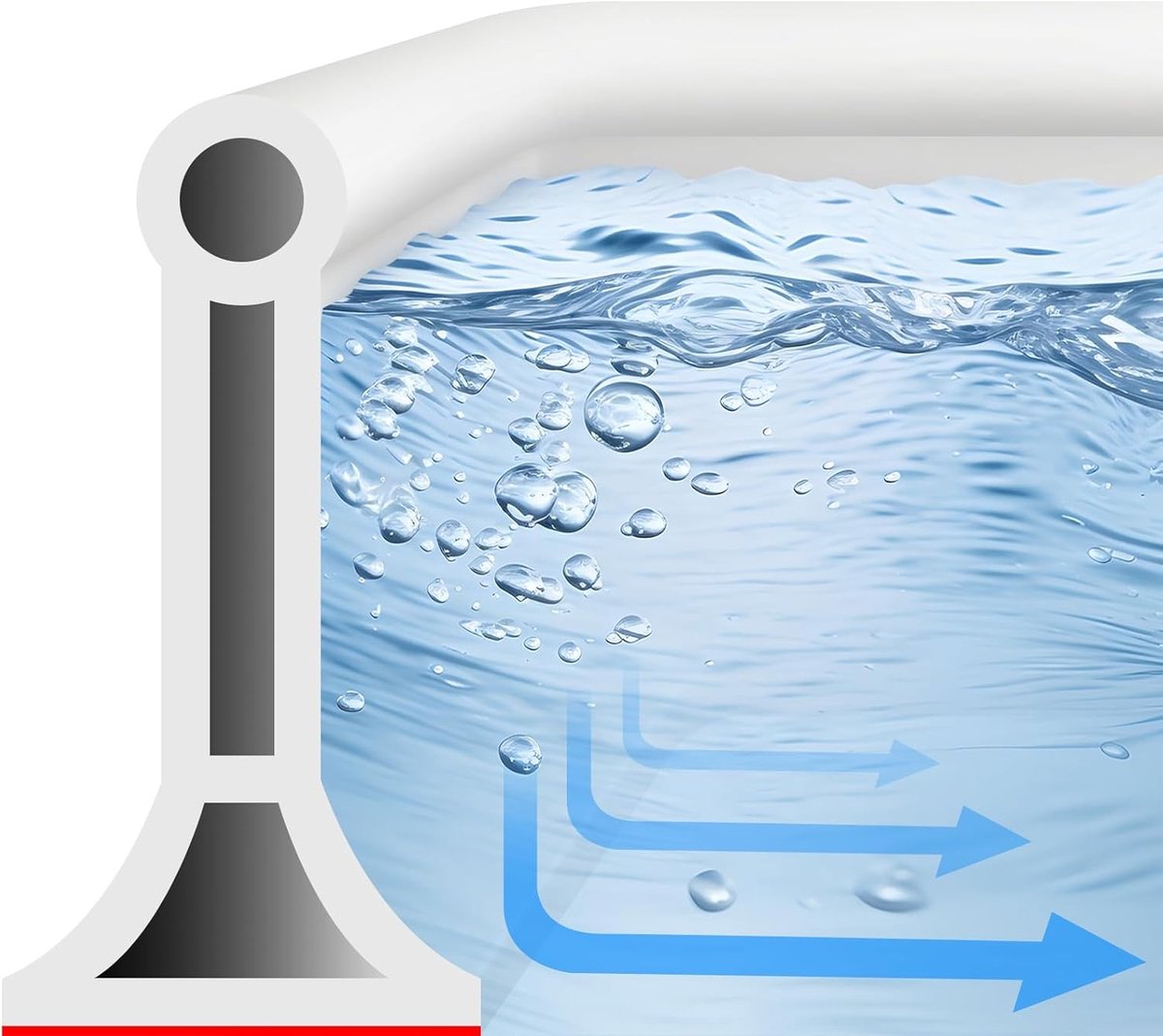 2m Wet Room Vloerbarrière, Zelfklevende Spatguard, Rubber Waterdichte Drempel voor Badkamer, Flexibele Doucheafscherming en Waterdichtingsstrip