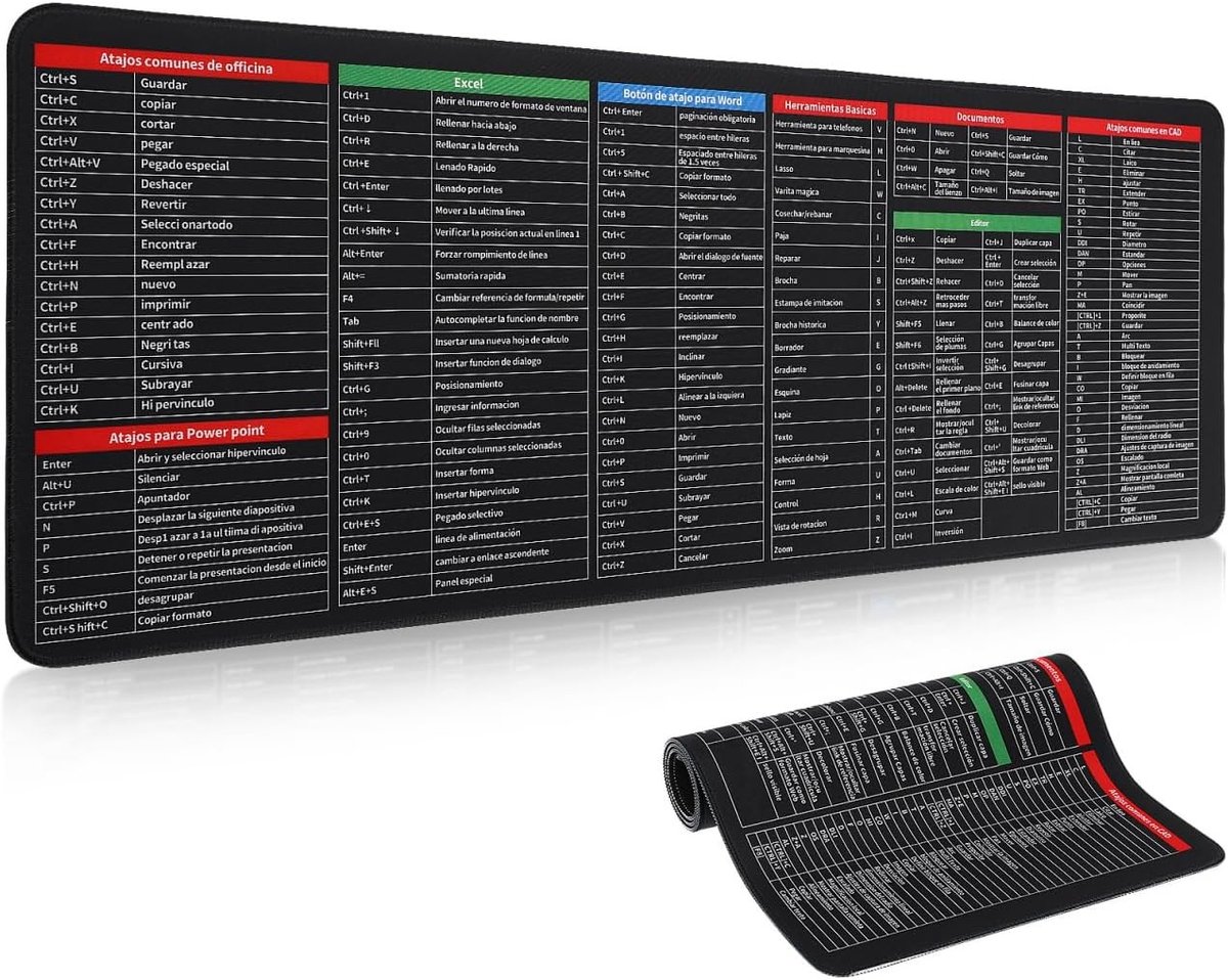 Comfortabele en duurzame muismat voor computergebruik, antislip, ideaal voor toetsenbord en muis, perfect voor gamers en thuiswerkers