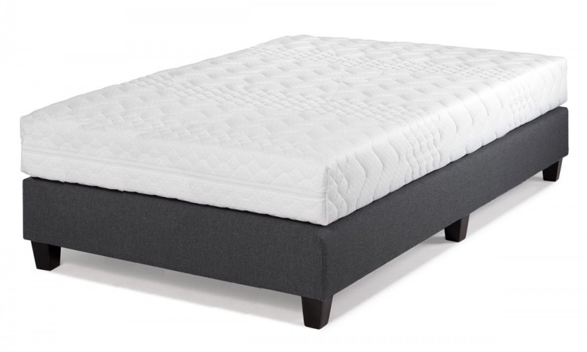Hotelbed Cambridge 120 x 200, meubelstof antraciet