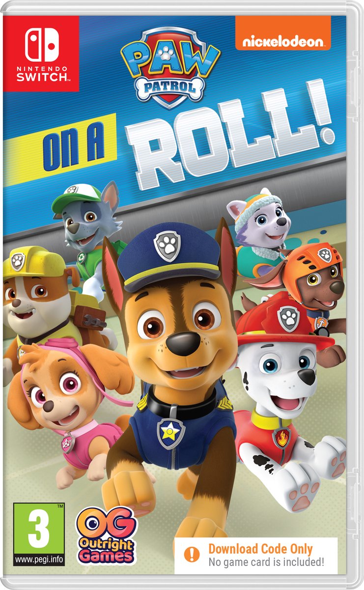Paw Patrol: On a Roll - Nintendo Switch (Code in A Box)