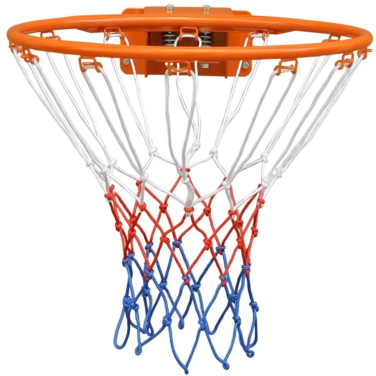 Bresht Basketbal ring - Afneembaar - Roestbestendig - Dubbele Veren - Stalen Basket - Inclusief Net - Voor Wandmontage - Ø 45 cm