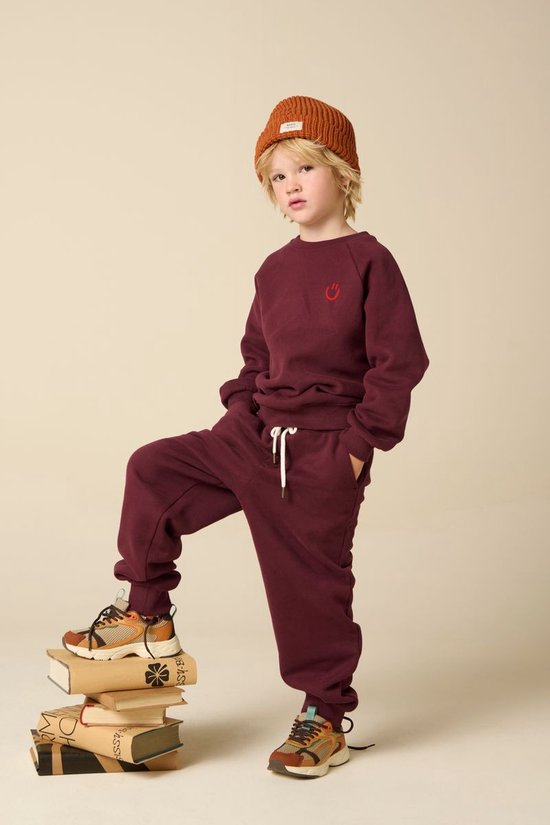 Donkerrode Oversized Sweatpants