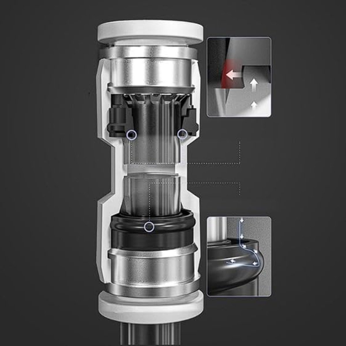 Set van 2 witte PEG8-6 3-weg T-verloopstukken voor slangen van 8 mm (2 ingangen) naar 6 mm (1 uitgang), push-in, snelkoppeling voor perslucht. Industriële kwaliteit. SYNN (2, wit, 8-6-8 mm)