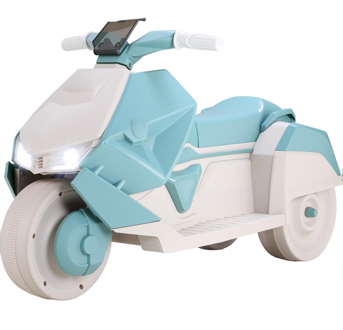 MAMIZO Elektrische kindermotorfiets - 92 x 42 x 56 cm - 3 km/u - met muziek, pedaal, koplamp, USB - Kinderen 3-6 jaar - Groente
