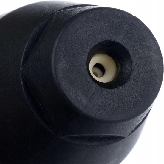 mondstuk 90° turbo, hogedruksproeier M22 x 1,5 buitendraad 14 mm, hoekstraal, mini, duurzaam messing/kunststof, voor pleisterwerk, ondergrond, staal — afbeelding 4