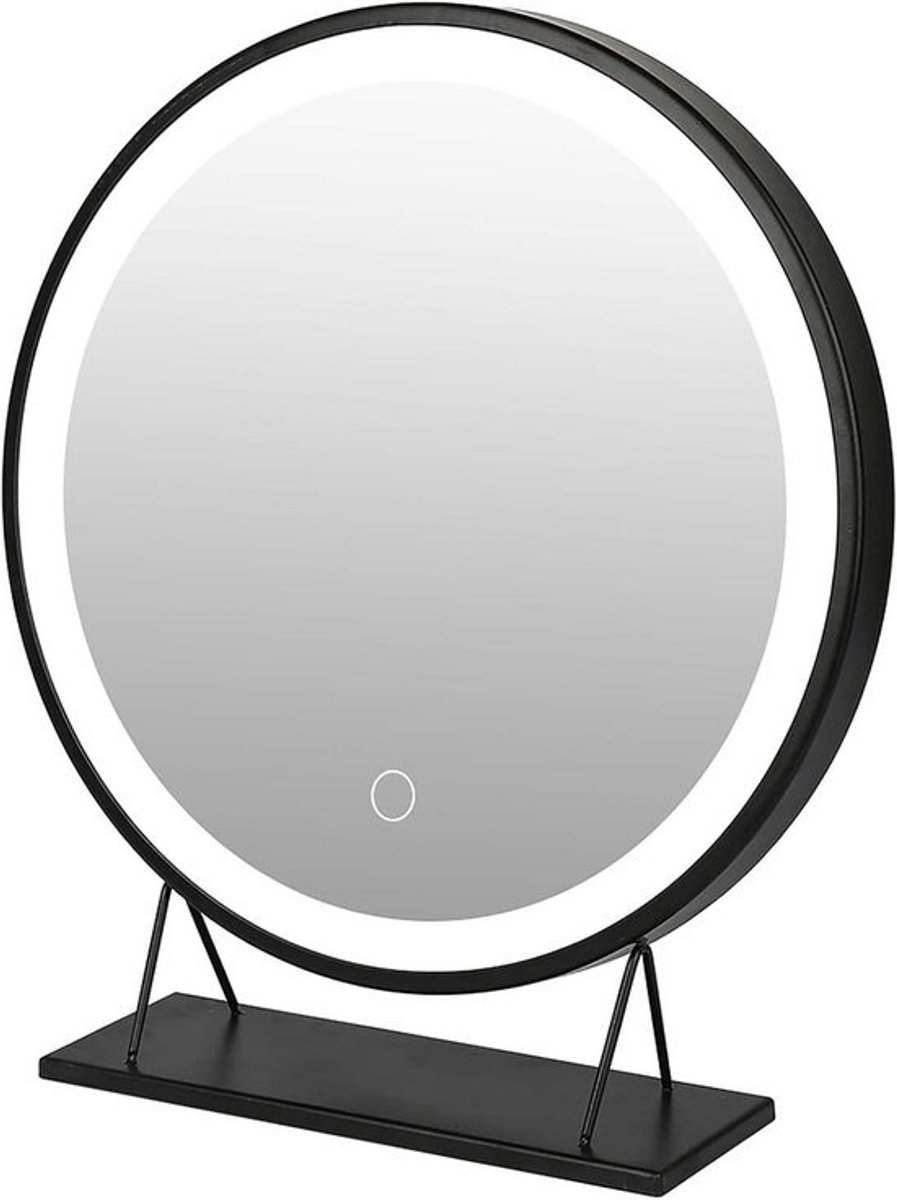 Ronde Make-up Spiegel met Verlichting - LED Tafelspiegel - Groot (Ø 50 cm)