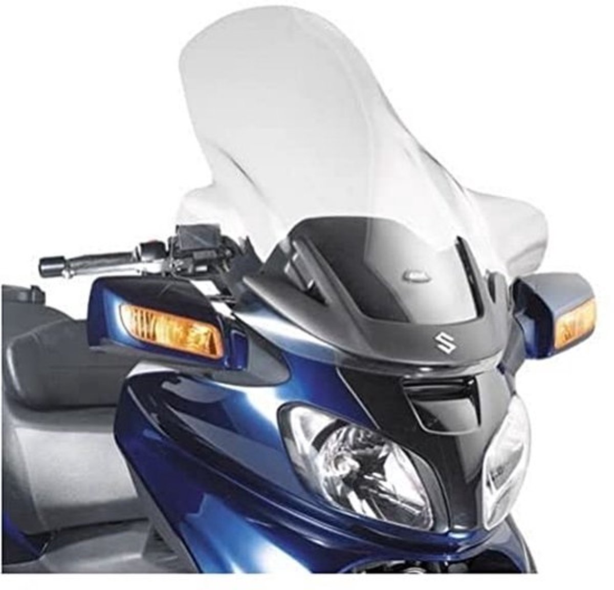 Transparante panel disc voor Suzuki AN 650 Burgmann - met ABE goedkeuring