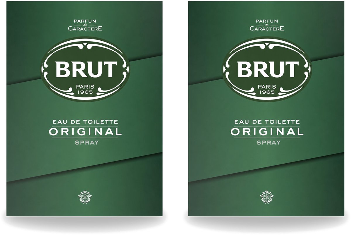 2 x Brut – Eau de Toilette – Original – 100 ml - Voordeelverpakking - 2 stuks