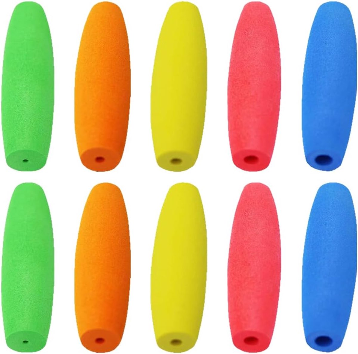 10 stuks haaknaaldgrepen, zachte afneembare breinaaldhandgreep, multi-size handvat, comfortabele verwijderbare kussens, EVA-ergonomische haaknaalden voor naadloos knutselen