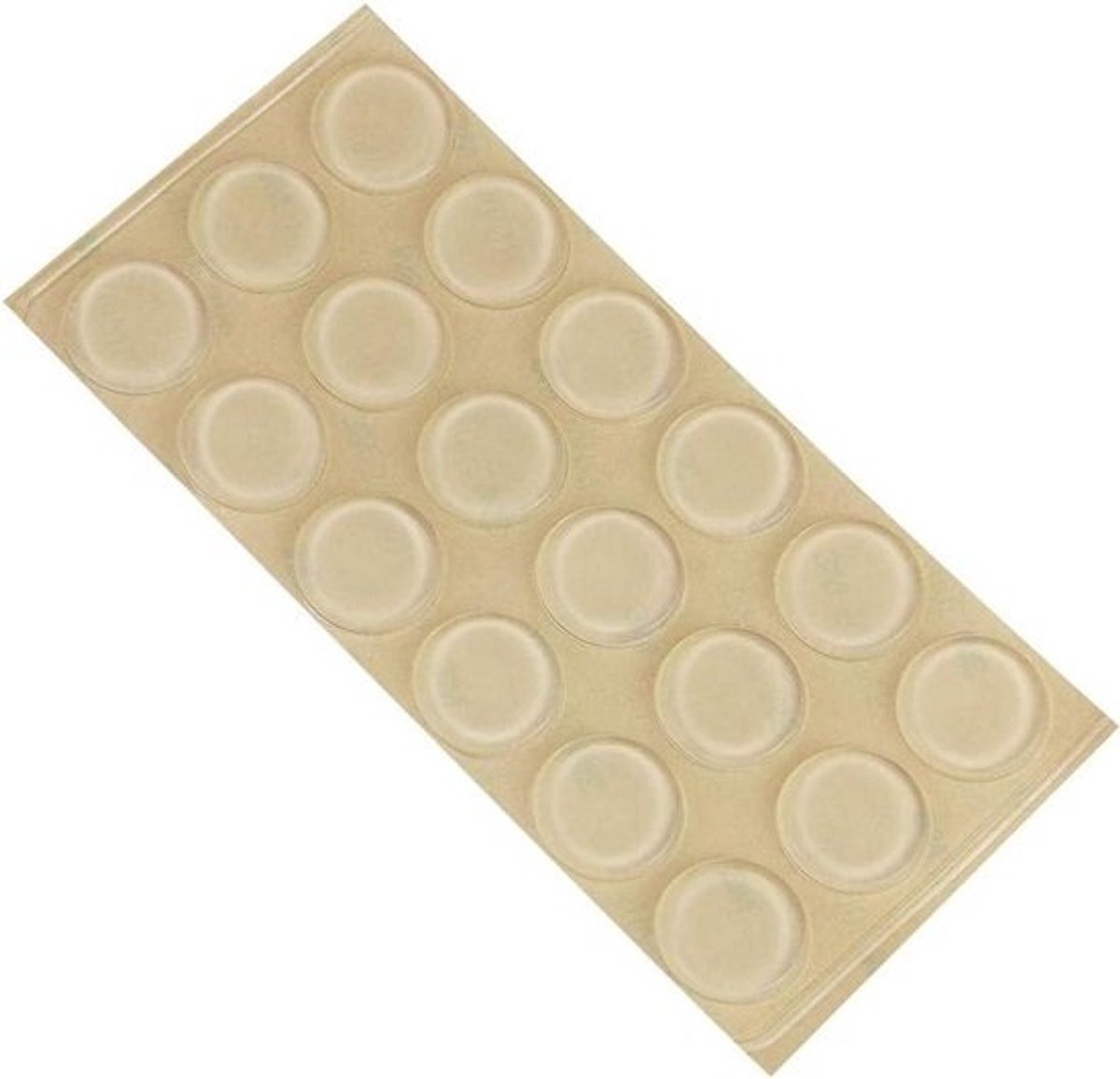 Siliconen pad zelfklevend anti-botsing antislip transparante glijders 20 mm diameter 3 mm dikte [18 stuks] - Meubels, deuren, ramen, lades, kasten Washing Machine