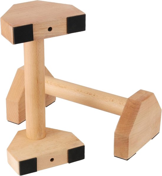 4-delige Parallettes met Antislip Basis, Draagbare Push Up Steunen voor Thuisgym, Ideaal voor Calisthenics en Krachttraining — afbeelding 2