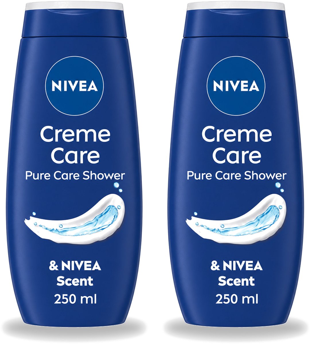 2 x Nivea - Douche Crème - Beschermend - Unieke Nivea Crème Geur - 250 ml - Voordeelverpakking - 2 stuks