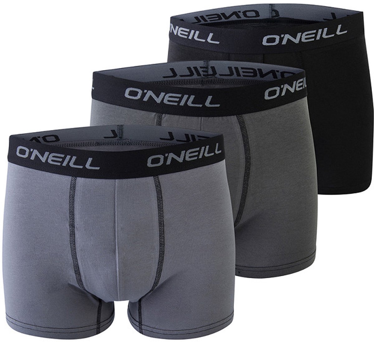 O'Neill Heren Boxershorts | Uni | Merk: O’Neill | Kleur: Grijs | Maat: S T/M Xxl | 9 Pack