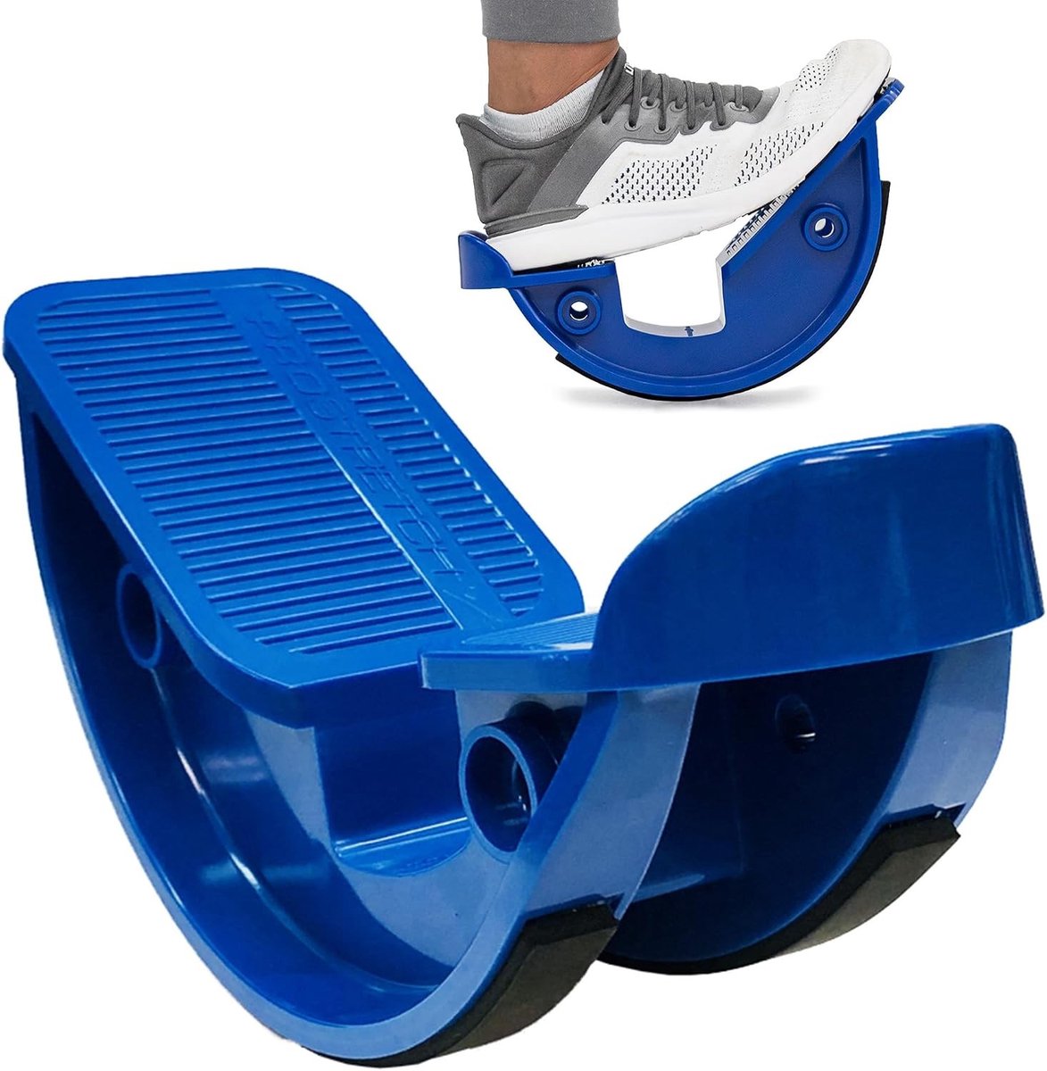 Nachtspalk hielspoor - Blauw - Standaard maat - Stretchapparaat voor Kuiten en Voeten - Voor Pijnverlichting en Herstel