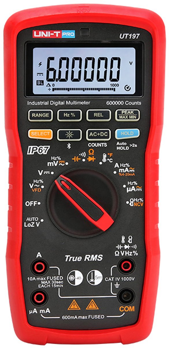 UNI-T UT197 professionele True RMS multimeter