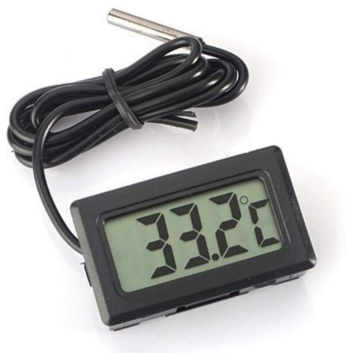 Digitale LCD Thermometer met Waterdichte Externe Sonde voor Aquarium, Koelkast en Vriezer