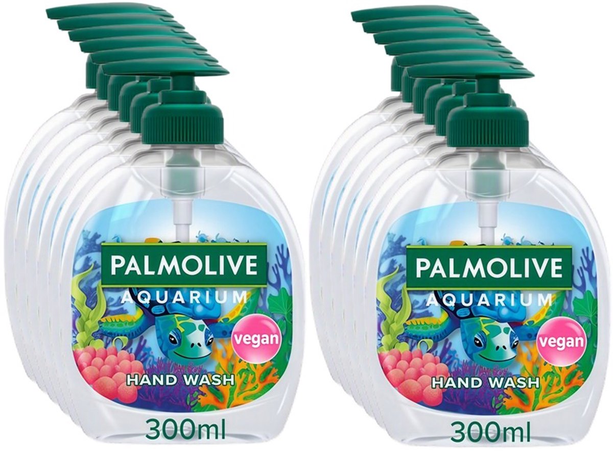 Palmolive Aquarium Handzeep - 12 x 300 ml - Grootverpakking - Vegan