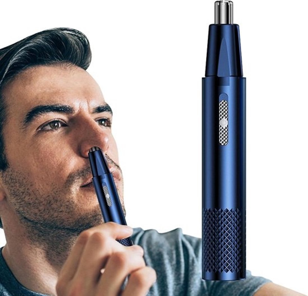 Neus en Oor Trimmer - Gezichtshaar Verwijderaar - Gladde Huid - Oplaadbaar en Stil - Compact Formaat