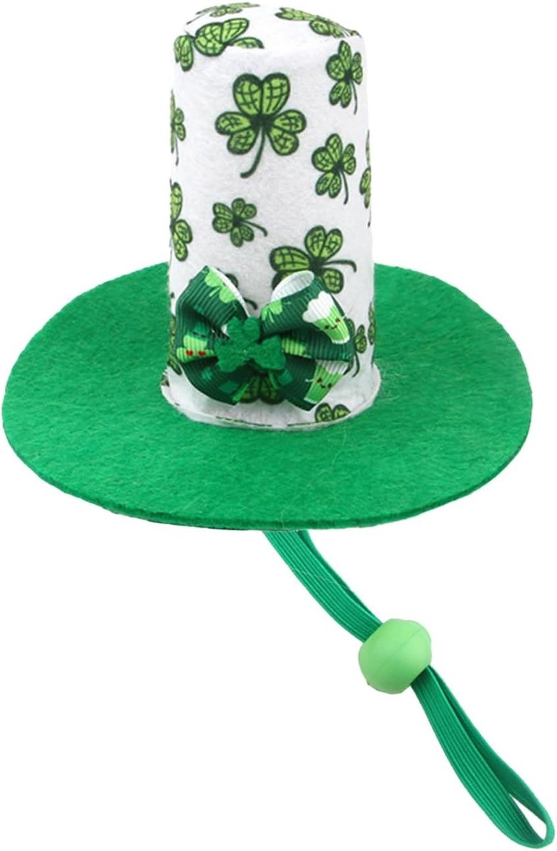 Shamrock Pet Hat voor Honden en Katten - Clover Hoed en Hoofdband voor St. Patrick's Dag, Dieren Kostuum voor Feestjes en Cosplay