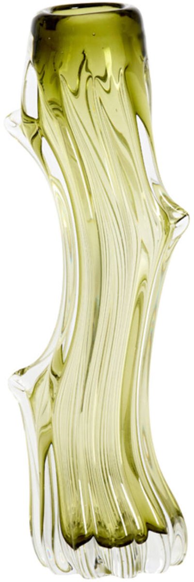 Light & Living Light&living Vaas 13x11,5x40 cm ARTENARA glas licht groen