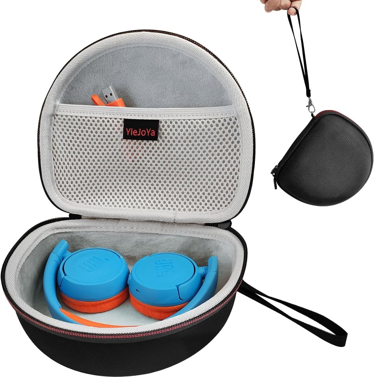 Duurzame Hard Case voor Draadloze On-Ear Hoofdtelefoon, Bescherming voor Bluetooth Hoofdtelefoons, Ideaal voor Reizen en Opslag